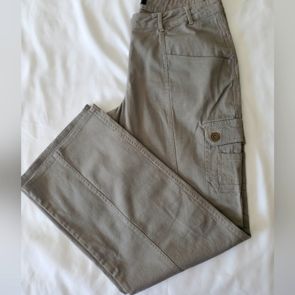 Metro Style Gray Bootcut Jeans, Size 8P